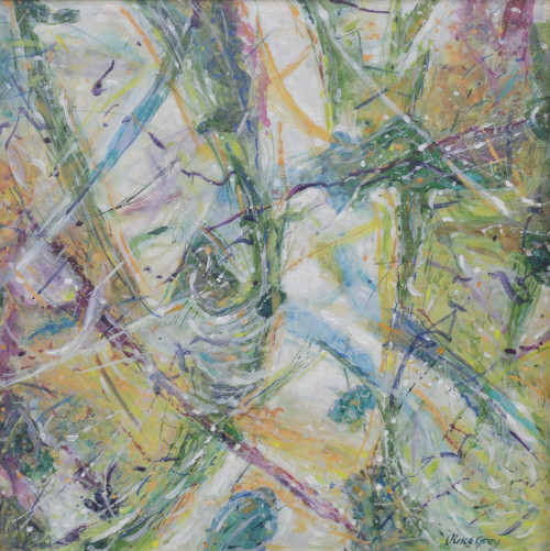 Abstract representation of a windy day